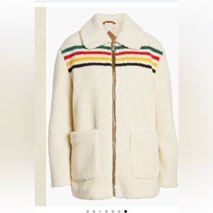 Pendleton Glacier Sunset Sherpa Fleece Coat Size M